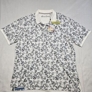 Robert Graham Collins Paisley Print Polo Men XL NWT‎
